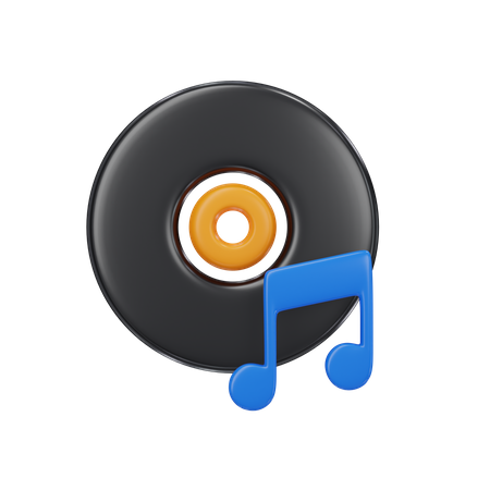 Música  3D Icon