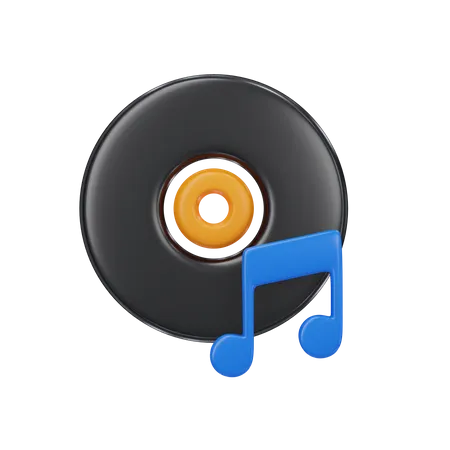 Música  3D Icon