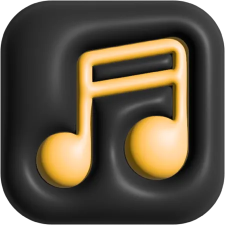 Música  3D Icon