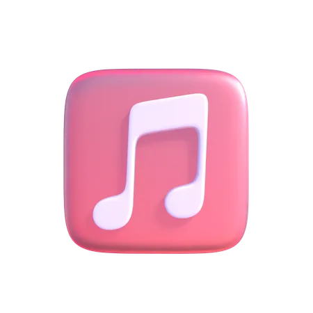 Música  3D Icon