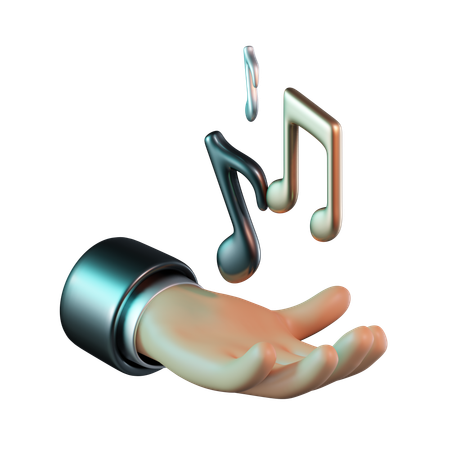 Música  3D Icon