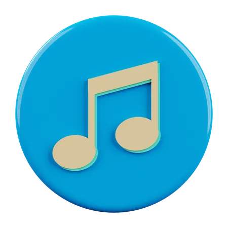 Música  3D Icon