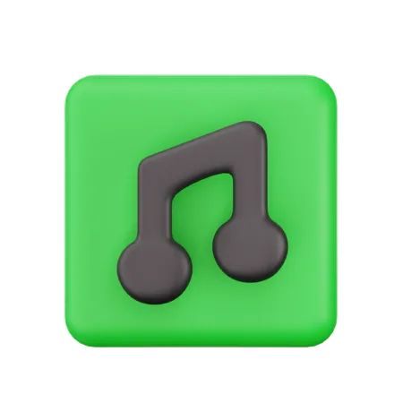 Música  3D Icon