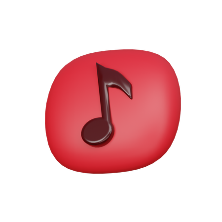 Música  3D Icon