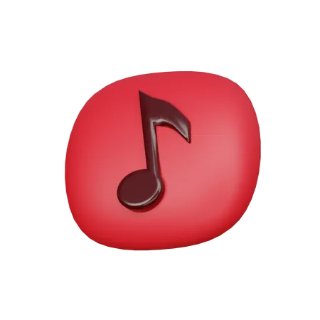 Música  3D Icon