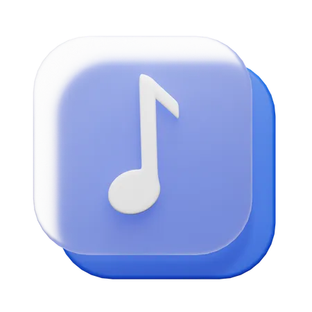 Música  3D Icon