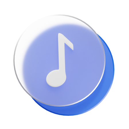 Música  3D Icon