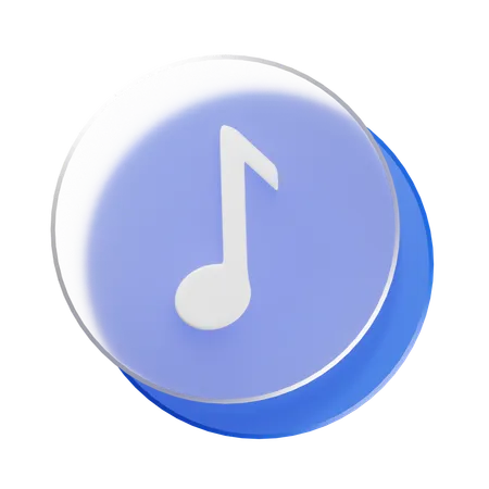 Música  3D Icon