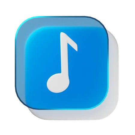 Música  3D Icon