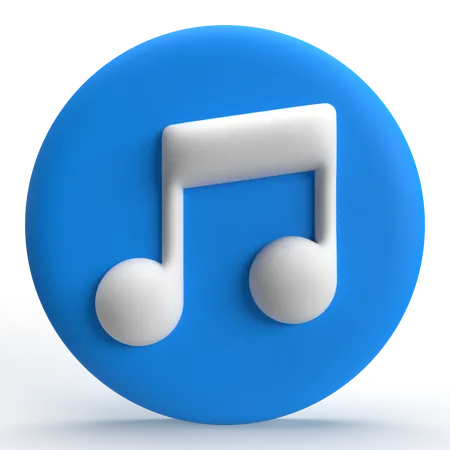 Música  3D Icon