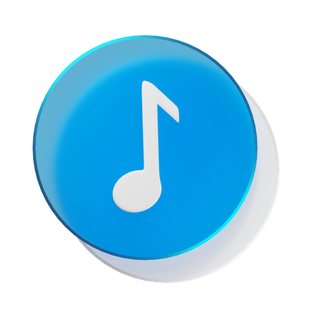 Música  3D Icon