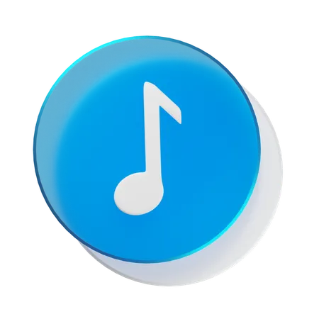 Música  3D Icon