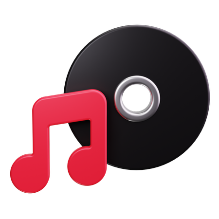 Música  3D Icon