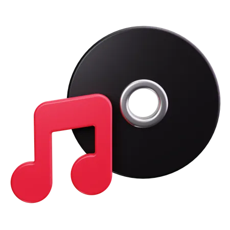 Música  3D Icon