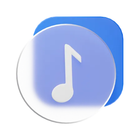 Música  3D Icon