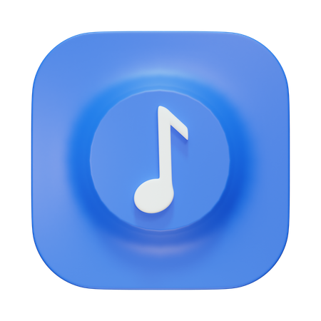 Música  3D Icon