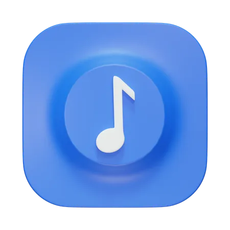 Música  3D Icon