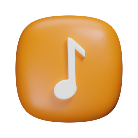 Música  3D Icon