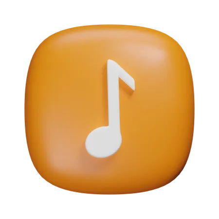 Música  3D Icon