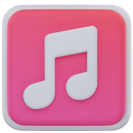 Música  3D Icon