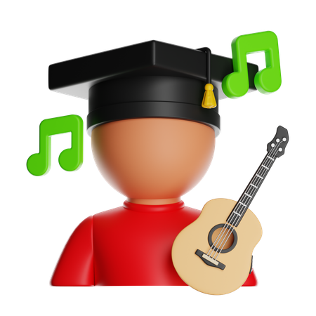 Música  3D Icon