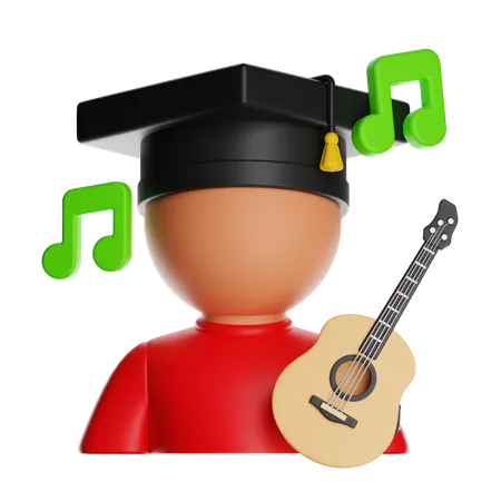 Música  3D Icon