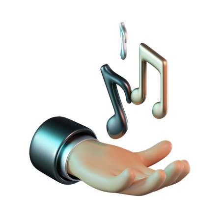 Música  3D Icon
