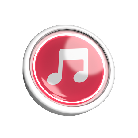 Música  3D Icon