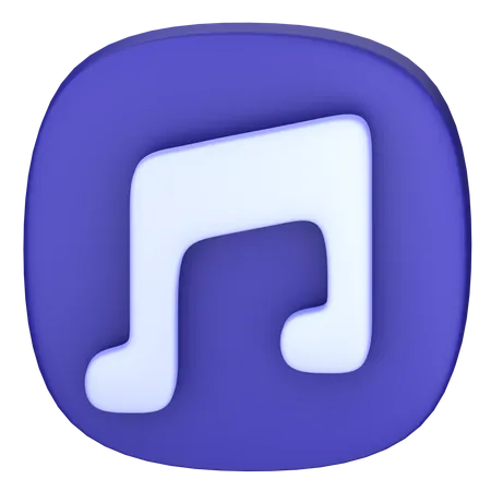 Música  3D Icon