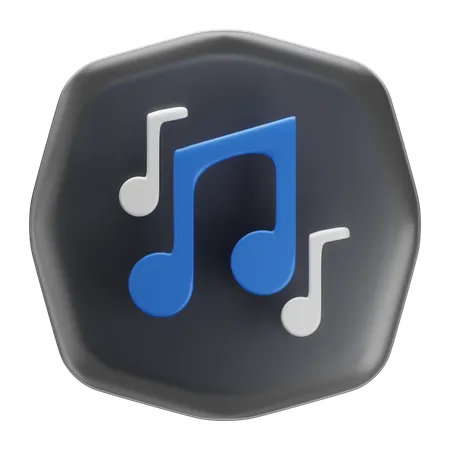 Música  3D Icon