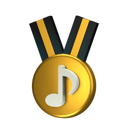 Música  3D Icon