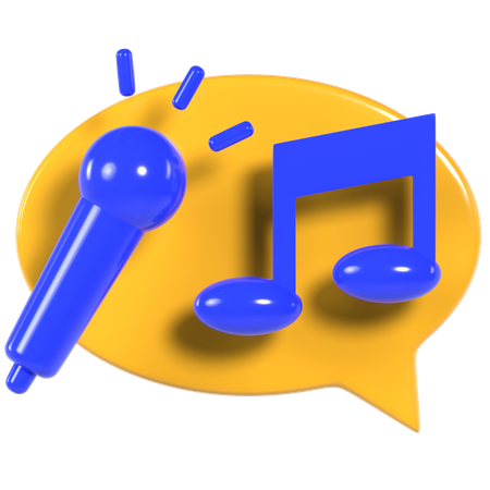 Música ao vivo  3D Icon