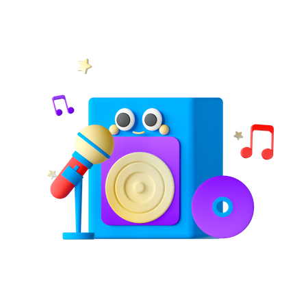 Música de aniversário  3D Icon