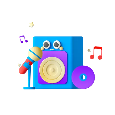 Música de aniversário  3D Icon