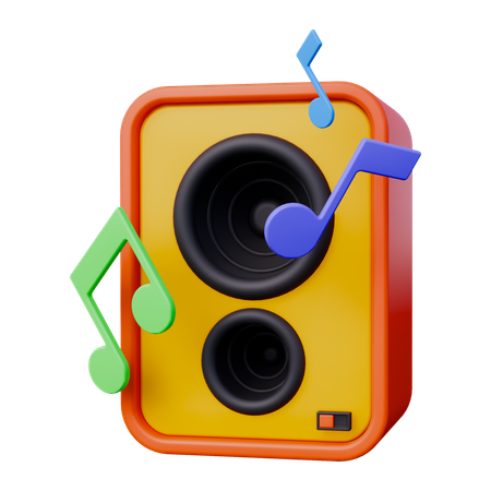 Música de ano novo  3D Icon