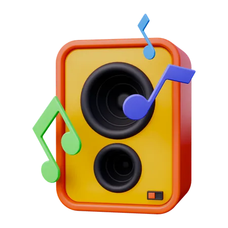 Música de ano novo  3D Icon