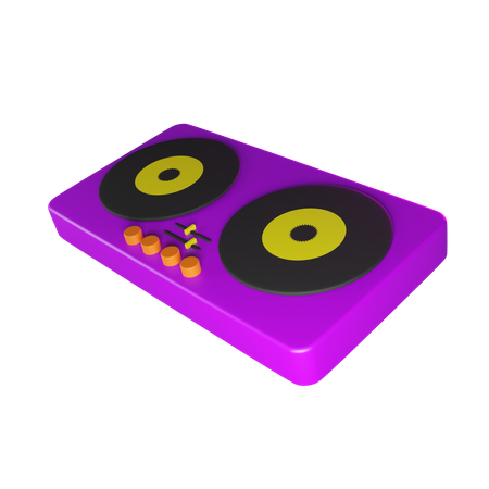 DJ de música  3D Icon