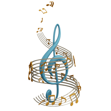 Musical  3D Icon