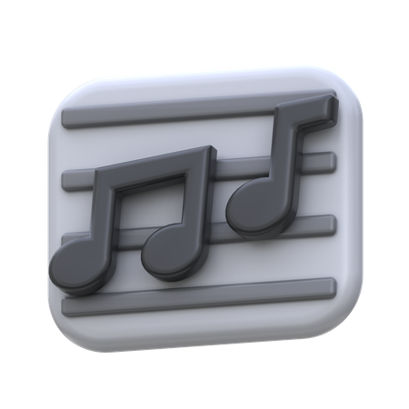Musical  3D Icon