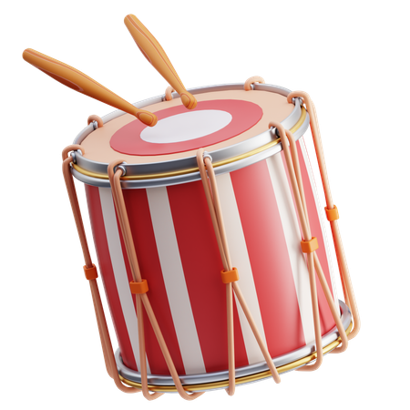 Musical Drum  3D Icon