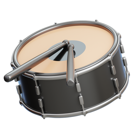Musical Drum  3D Icon
