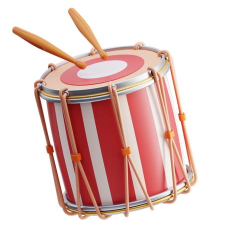 Musical Drum  3D Icon