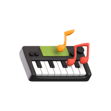 Musical Keyboard  3D Icon