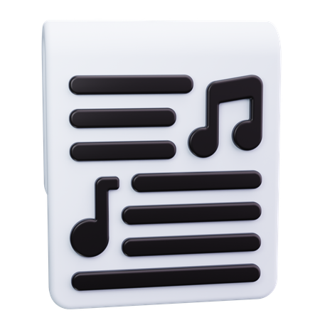 音符  3D Icon