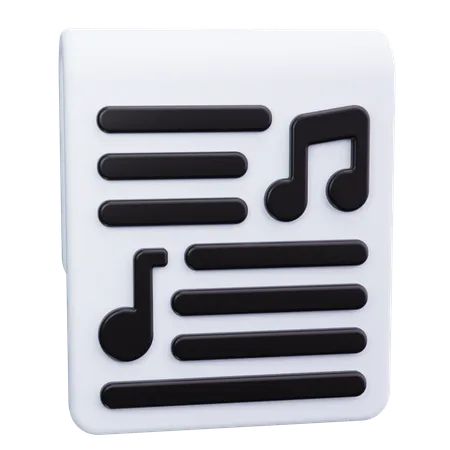 音符  3D Icon