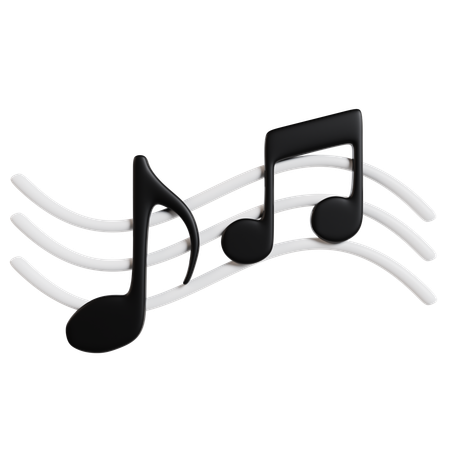 Musical Notes  3D Icon