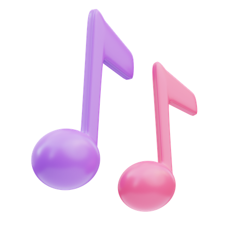 Musical Notes  3D Icon
