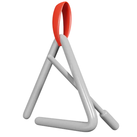 Musical Triangle  3D Icon