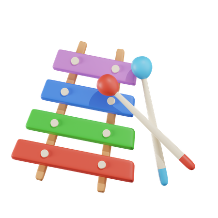 Musical Xylophone  3D Icon