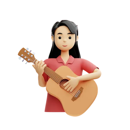 Musician Female  3D Icon